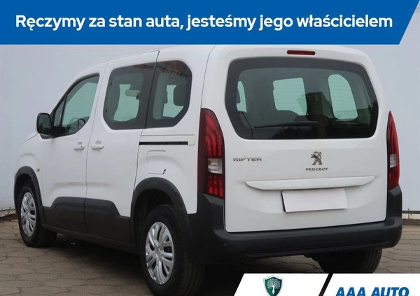 Peugeot Rifter cena 66000 przebieg: 84024, rok produkcji 2019 z Zdzieszowice małe 121